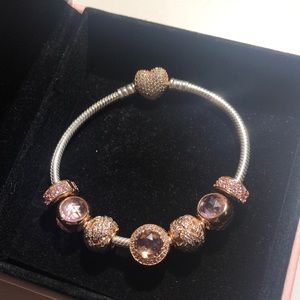 Two Toned Pandora Rose bracelet!